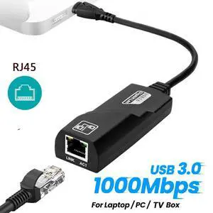 10/100/1000Mbps USB 3.0 Wired Network Card USB to RJ45 Type C to RJ45 LAN Ethernet Adapter for PC Macbook Windows Laptop Game 10/100/1000Mbps USB 3.0 Wired Network Card USB to RJ45 Type C to RJ45 LAN Ethernet Adapter for PC Macbook Windows Laptop Game