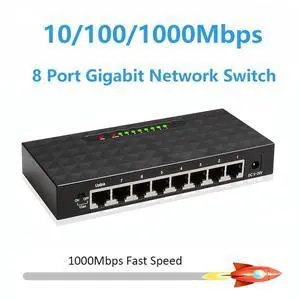 5/8 Port 1000Mbps Gigabit Network Switch Ethernet Smart Switcher High Performance RJ45 Hub Internet Splitter 5/8 Port 1000Mbps Gigabit Network Switch Ethernet Smart Switcher High Performance RJ45 Hub Internet Splitter