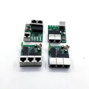 3/4port Gigabit switch module 5V-24V is PCBA board 3/4port 10/100/1000m contact port mini switch module din 4pin cable 3/4port Gigabit switch module 5V-24V is PCBA board 3/4port 10/100/1000m contact port mini switch module din 4pin cable