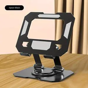 Tablet Stand 360 Rotatable Foldable Desktop Holder Compatible With 4.7 to 12 Inch iPad Pro Air Mini Adjustable Viewing Cradle Laptop black TABL-ST02-black-VKG5J Tablet Stand 360 Rotatable Foldable Desktop Holder Compatible With 4.7 to 12 Inch iPad Pro Air Mini Adjustable Viewing Cradle Laptop black TABL-ST02-black-VKG5J
