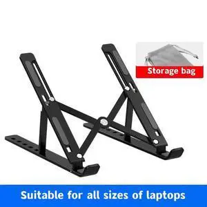 Aluminum Laptop Stand 6-Level Adjustable Foldable Ventilated Base Compatible With Laptops Tablets Up To 17 Inch Ergonomic Cooling Bracket 2.15in 17.3 inch Notebook Holder Accessories-Beige-9SC5A Aluminum Laptop Stand 6-Level Adjustable Foldable Ventilated Base Compatible With Laptops Tablets Up To 17 Inch Ergonomic Cooling Bracket 2.15in 17.3 inch Notebook Holder Accessories-Beige-9SC5A
