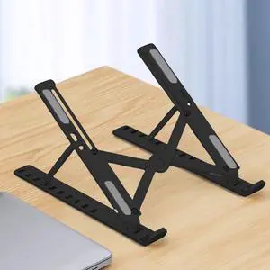 Foldable Laptop Stand Adjustable Ergonomic Notebook Holder Multi-Angle Support Bracket Heat Dissipation Aluminum Alloy switch Portable Tablet LPS-01 black LPSXX-0101-black-SZBML Foldable Laptop Stand Adjustable Ergonomic Notebook Holder Multi-Angle Support Bracket Heat Dissipation Aluminum Alloy switch Portable Tablet LPS-01 black LPSXX-0101-black-SZBML