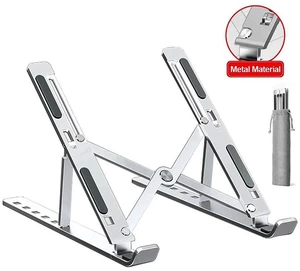 Aluminum Alloy Laptop Stand Adjustable Foldable Portable Notebook Holder Bracket Lifting Cooling Non-slip Ergonomic Design Orange LPSXX-0001-Orange-F8TXW Aluminum Alloy Laptop Stand Adjustable Foldable Portable Notebook Holder Bracket Lifting Cooling Non-slip Ergonomic Design Orange LPSXX-0001-Orange-F8TXW