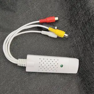 WHITE Compact USB 2.0 Video Capture Card RCA AV Input Audio Video Converter Windows PC Desktop Real Time DVR Adapter VIDCX-V201-WHITE-PMF6J WHITE Compact USB 2.0 Video Capture Card RCA AV Input Audio Video Converter Windows PC Desktop Real Time DVR Adapter VIDCX-V201-WHITE-PMF6J