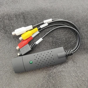Black Video Capture Card Composite RCA AV Input Audio Video Converter Windows Laptop Desktop DVR Adapter Slim USB 2.0 VIDCX-V202-black-WJU7H Black Video Capture Card Composite RCA AV Input Audio Video Converter Windows Laptop Desktop DVR Adapter Slim USB 2.0 VIDCX-V202-black-WJU7H