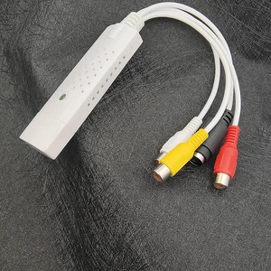 WHITE USB Video Capture Device RCA Digital Adapter Supports Win10 Direct Audio Video Conversion Without External Sound Card VCAPX-A101-WHITE-NNRAY WHITE USB Video Capture Device RCA Digital Adapter Supports Win10 Direct Audio Video Conversion Without External Sound Card VCAPX-A101-WHITE-NNRAY