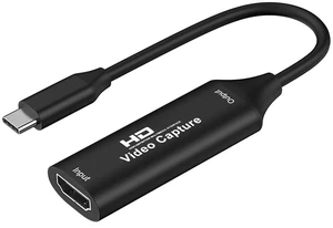Black USB C Video Grabber Box HDMI to USB C 2.0 4K Input 1080P Output PS4 Xbox Switch PC Laptop Game Capture Device VGCB-XY01-black-STEY8 Black USB C Video Grabber Box HDMI to USB C 2.0 4K Input 1080P Output PS4 Xbox Switch PC Laptop Game Capture Device VGCB-XY01-black-STEY8