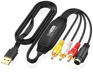 Orange Card VHS TV DVD VCR Audio Capture Adapter RCA to USB Video Converter 1080P for Mac PC USB2.0-1080P USB2.0 Video Capture USB2.-1002-orange-AB68K Orange Card VHS TV DVD VCR Audio Capture Adapter RCA to USB Video Converter 1080P for Mac PC USB2.0-1080P USB2.0 Video Capture USB2.-1002-orange-AB68K