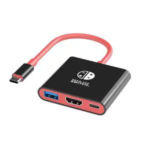 Option 3 Switch Docking Station Type-C with HDMI and USB 3.0, Perfect for Nintendo Switch/OLED Portable 3-in-1 USB Hub for Nintendo USBHU-0103-Option3-YJL8N Option 3 Switch Docking Station Type-C with HDMI and USB 3.0, Perfect for Nintendo Switch/OLED Portable 3-in-1 USB Hub for Nintendo USBHU-0103-Option3-YJL8N