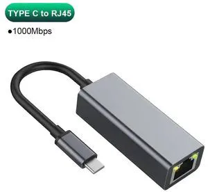 Black RJ45 Gigabit Network Card USB 3.0 Compatible With MacBook Windows Android Chromebook Driver Free Aluminum Case Type C to USBC-NK02-black-6Z2UG Black RJ45 Gigabit Network Card USB 3.0 Compatible With MacBook Windows Android Chromebook Driver Free Aluminum Case Type C to USBC-NK02-black-6Z2UG