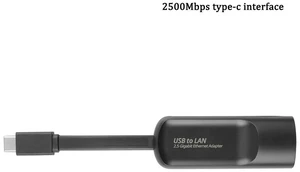 Silver to RJ45 Ethernet Adapter 2.5Gbps 2500Mbps Network Card for MacBook iPad Pro Laptops Slim Portable Design USB Type C ETNET-RJ02-Silver-4HZ8X Silver to RJ45 Ethernet Adapter 2.5Gbps 2500Mbps Network Card for MacBook iPad Pro Laptops Slim Portable Design USB Type C ETNET-RJ02-Silver-4HZ8X