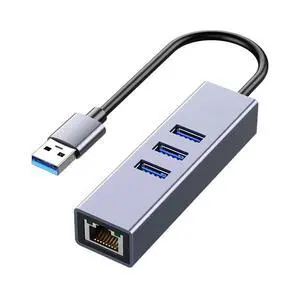 Silver Ethernet Adapter RTL8153 1000Mbps RJ45 to USB 3.0 Network Card for MacBook Laptop Computer USB3E-8153 USB 3.0 Gigabit USB3E-8102-Silver-56BVU Silver Ethernet Adapter RTL8153 1000Mbps RJ45 to USB 3.0 Network Card for MacBook Laptop Computer USB3E-8153 USB 3.0 Gigabit USB3E-8102-Silver-56BVU