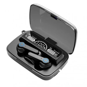 TWS Earphone M19 Intelligent Touch Control Wireless Bluetooth Headphones Waterproof LED Display With Mic M19-01 Black M19XX-0101-black-NBE9E TWS Earphone M19 Intelligent Touch Control Wireless Bluetooth Headphones Waterproof LED Display With Mic M19-01 Black M19XX-0101-black-NBE9E
