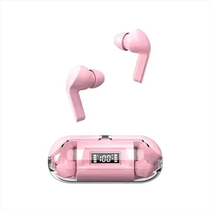 Pink Case, IPX7 Waterproof Touch Interface for Gaming Sports Bluetooth Earphones powered by 5.3 Technology, LED Charging TWSB-AC04-Pink-UAY53 Pink Case, IPX7 Waterproof Touch Interface for Gaming Sports Bluetooth Earphones powered by 5.3 Technology, LED Charging TWSB-AC04-Pink-UAY53