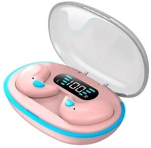 Pink Smartphones Tablets Active Noise Cancelling Sport Gaming Headset Sleek Bluetooth Earbuds 5.3 IPX5 Waterproof 350mAh Case Compatible with iOS Android EARB-BT05-Pink-WGQYJ Pink Smartphones Tablets Active Noise Cancelling Sport Gaming Headset Sleek Bluetooth Earbuds 5.3 IPX5 Waterproof 350mAh Case Compatible with iOS Android EARB-BT05-Pink-WGQYJ