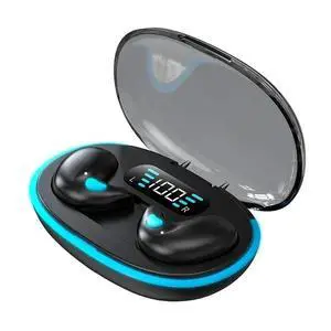 Black 350mAh Case Compatible with iOS Android Smartphones Tablets Active Noise Cancelling Sport Gaming Headset Lightweight Bluetooth Earbuds 5.3 IPX5 Waterproof EARB-BT03-black-KBRM7 Black 350mAh Case Compatible with iOS Android Smartphones Tablets Active Noise Cancelling Sport Gaming Headset Lightweight Bluetooth Earbuds 5.3 IPX5 Waterproof EARB-BT03-black-KBRM7