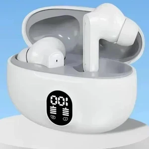 WHITE TWS Wireless Earbuds Bluetooth 5.3 Waterproof Headphones with Mic for Smartphones Earphone TWSXX-5301-WHITE-9VCDN WHITE TWS Wireless Earbuds Bluetooth 5.3 Waterproof Headphones with Mic for Smartphones Earphone TWSXX-5301-WHITE-9VCDN