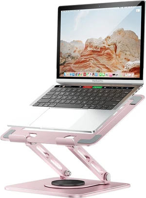 Pink Stand, 360° Rotating Base, Ergonomic Riser for MacBook Pro Air, 10-15.6" Laptops, Aluminum Tongtool Adjustable Laptop TONGT-1002-Pink-K34UF Pink Stand, 360° Rotating Base, Ergonomic Riser for MacBook Pro Air, 10-15.6" Laptops, Aluminum Tongtool Adjustable Laptop TONGT-1002-Pink-K34UF