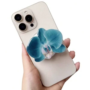 Bks Butterfly Orchid Phone Holder Air Cushion Telescopic Stand Magnetic Desktop Grip Compatible iPhone Android Bks Butterfly Orchid Phone Holder Air Cushion Telescopic Stand Magnetic Desktop Grip Compatible iPhone Android