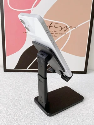 Bks Foldable Desktop Phone Holder Stand Compatible With iPhone Android Devices Gift for Family Friends Bks Foldable Desktop Phone Holder Stand Compatible With iPhone Android Devices Gift for Family Friends