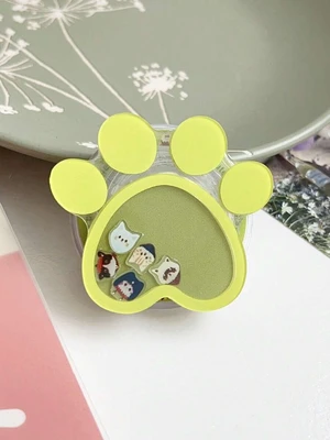 Bks Cute Pink Flower Magnetic Phone Holder, Extendable Desktop Stand, Swinging Cat Paw Design, Portable Car Mount Gift for Women Bks Cute Pink Flower Magnetic Phone Holder, Extendable Desktop Stand, Swinging Cat Paw Design, Portable Car Mount Gift for Women