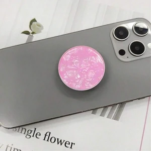 Bks Shell Shaped Phone Holder With Extendable Stand, Air Cushion Grip, Compatible with iOS Android Phones, Sliding Accessory Gift Bks Shell Shaped Phone Holder With Extendable Stand, Air Cushion Grip, Compatible with iOS Android Phones, Sliding Accessory Gift