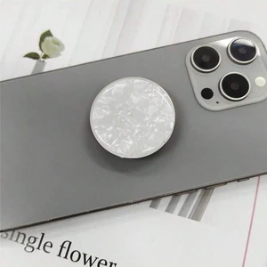 Bks Shell Shaped Phone Holder With Extendable Stand, Air Cushion Grip, Compatible with iOS Android Phones, Sliding Accessory Gift Bks Shell Shaped Phone Holder With Extendable Stand, Air Cushion Grip, Compatible with iOS Android Phones, Sliding Accessory Gift