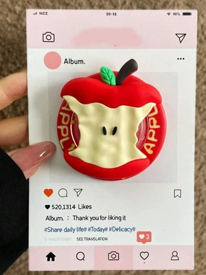 Bks 3D Food-Shaped Silicone Magnetic Phone Holder, Extendable Foldable Desk Stand, Compatible With MagSafe Phones, Cute Fruit Design Bks 3D Food-Shaped Silicone Magnetic Phone Holder, Extendable Foldable Desk Stand, Compatible With MagSafe Phones, Cute Fruit Design