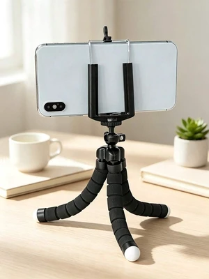 Bks Magnetic Flexible Tripod Stand, Adjustable Phone Holder, Octopus Monopod, Universal Smartphone Mount for iPhone Android Bks Magnetic Flexible Tripod Stand, Adjustable Phone Holder, Octopus Monopod, Universal Smartphone Mount for iPhone Android