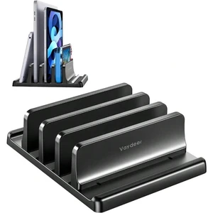 Bks 3-Slot Vertical Laptop Stand Organizer Adjustable Desktop Holder for MacBook Chromebook Surface Space Saving Storage Bks 3-Slot Vertical Laptop Stand Organizer Adjustable Desktop Holder for MacBook Chromebook Surface Space Saving Storage