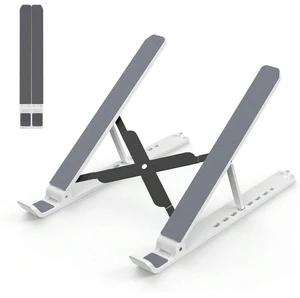 Bks Adjustable Laptop Stand For Desk, Ventilated Cooling Riser ABS+Silicone Foldable Portable Notebook Holder Mount Computer for 10-15.6 Inch Laptops Tablets Bks Adjustable Laptop Stand For Desk, Ventilated Cooling Riser ABS+Silicone Foldable Portable Notebook Holder Mount Computer for 10-15.6 Inch Laptops Tablets