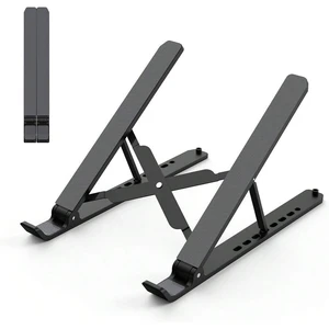 Bks Adjustable Laptop Stand For Desk, Ventilated Cooling Riser ABS+Silicone Foldable Portable Notebook Holder Mount Computer for 10-15.6 Inch Laptops Tablets Bks Adjustable Laptop Stand For Desk, Ventilated Cooling Riser ABS+Silicone Foldable Portable Notebook Holder Mount Computer for 10-15.6 Inch Laptops Tablets