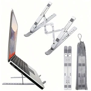 Bks Foldable Laptop Stand Height Adjustable Aluminum Desktop Holder for 10-15.6 Inch Laptops Phones Books Ergonomic Portable Cooling Rack Bks Foldable Laptop Stand Height Adjustable Aluminum Desktop Holder for 10-15.6 Inch Laptops Phones Books Ergonomic Portable Cooling Rack