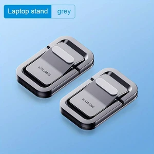Bks Height Adjustable Laptop Stand Portable Invisible Riser Ergonomic Aluminum Alloy Cooling Pad For MacBook Pro Air Tablets Bks Height Adjustable Laptop Stand Portable Invisible Riser Ergonomic Aluminum Alloy Cooling Pad For MacBook Pro Air Tablets