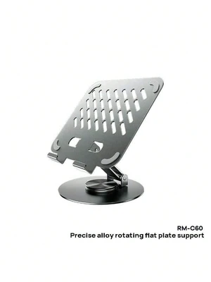 Bks RM-C60 Tablet Stand Precision Aluminum Foldable Portable Damping Rotation for Phone Laptop Bks RM-C60 Tablet Stand Precision Aluminum Foldable Portable Damping Rotation for Phone Laptop
