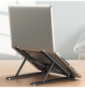 Bks Plastic Desktop Laptop Stand Adjustable Height Cooling Base Foldable Ergonomic Monitor Riser Bks Plastic Desktop Laptop Stand Adjustable Height Cooling Base Foldable Ergonomic Monitor Riser
