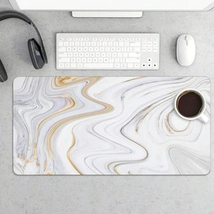 Bks White Marble Extended XL Desk Mat 15.7 X 31.5 Inch, Non-Slip Base Gaming Mouse Pad, Functional Office Desk Accessory Bks White Marble Extended XL Desk Mat 15.7 X 31.5 Inch, Non-Slip Base Gaming Mouse Pad, Functional Office Desk Accessory