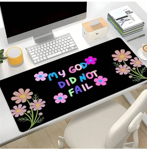 Bks Floral Pattern Desk Mat, Large Mouse Pad with Rubber Base, Stitched Edge Anti-Slip, Extra Large Gaming Accessory for Office and Home Bks Floral Pattern Desk Mat, Large Mouse Pad with Rubber Base, Stitched Edge Anti-Slip, Extra Large Gaming Accessory for Office and Home