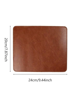 Bks Leather Mouse Pad Waterproof Rubber Anti-Slip Base for Computer Desk and Notebook Suitable Bks Leather Mouse Pad Waterproof Rubber Anti-Slip Base for Computer Desk and Notebook Suitable