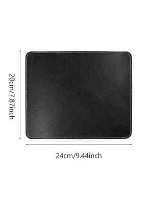 Bks Leather Mouse Pad Waterproof Rubber Anti-Slip Base for Computer Desk and Notebook Suitable Bks Leather Mouse Pad Waterproof Rubber Anti-Slip Base for Computer Desk and Notebook Suitable