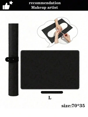 Bks Large Foldable Nail Desk Mat & Wrist Rest Pad, Soft PU Leather Manicure Hand Rest for Salon Home Care Tools Bks Large Foldable Nail Desk Mat & Wrist Rest Pad, Soft PU Leather Manicure Hand Rest for Salon Home Care Tools