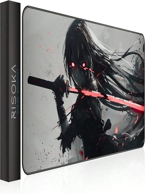 Bks XXL Anime Gaming Mouse Pad 35.4 X 15.7 Inch - Water-Resistant & Stitched Edges - Large XL Mousepad For Desk - Gamer Accessories Big Full Deskpad Mat Game Mousepads Deskmat Bks XXL Anime Gaming Mouse Pad 35.4 X 15.7 Inch - Water-Resistant & Stitched Edges - Large XL Mousepad For Desk - Gamer Accessories Big Full Deskpad Mat Game Mousepads Deskmat