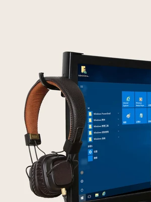 Bks Headphone Stand Hook Hanger for Over-Ear Headphones, Monitor Desk Wall Game Storage Rack, Compact Sturdy Headset Holder Saves Space Bks Headphone Stand Hook Hanger for Over-Ear Headphones, Monitor Desk Wall Game Storage Rack, Compact Sturdy Headset Holder Saves Space