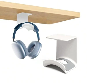 Bks Mini Headphone Stand For Desk Under Desk Headset Wall Mount With Strong Adhesive Hook, Compatible With Airpods Max & Most Headphones Bks Mini Headphone Stand For Desk Under Desk Headset Wall Mount With Strong Adhesive Hook, Compatible With Airpods Max & Most Headphones