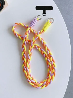 Bks Phone Lanyard Strap Durable Braided Cord Universal Case Fit Colorful Design Metal Clasp Bks Phone Lanyard Strap Durable Braided Cord Universal Case Fit Colorful Design Metal Clasp