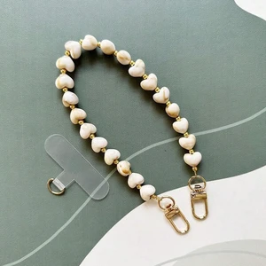 Bks Heart Shaped Phone Lanyard Faux Stone Acrylic Bead Bag Charm Compatible With Android And Most Smartphones For Birthday Gift Bks Heart Shaped Phone Lanyard Faux Stone Acrylic Bead Bag Charm Compatible With Android And Most Smartphones For Birthday Gift