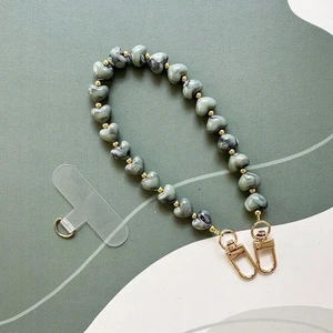 Bks Heart Shaped Phone Lanyard Faux Stone Acrylic Bead Bag Charm Compatible With Android And Most Smartphones For Birthday Gift Bks Heart Shaped Phone Lanyard Faux Stone Acrylic Bead Bag Charm Compatible With Android And Most Smartphones For Birthday Gift