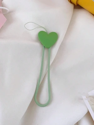 Bks Heart Shaped Silicone Phone Lanyard Minimalist Luxury Charm for Mother Family Birthday Holiday Gift Bks Heart Shaped Silicone Phone Lanyard Minimalist Luxury Charm for Mother Family Birthday Holiday Gift