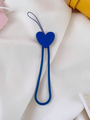 Bks Heart Shaped Silicone Phone Lanyard Minimalist Luxury Charm for Mother Family Birthday Holiday Gift Bks Heart Shaped Silicone Phone Lanyard Minimalist Luxury Charm for Mother Family Birthday Holiday Gift