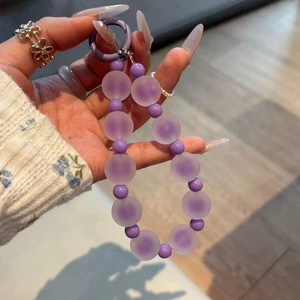 Bks Gradient Beaded Phone Chain Lanyard with Card Holder, Universal Strap for Camera Earphone Case Key Bag Water Bottle Bks Gradient Beaded Phone Chain Lanyard with Card Holder, Universal Strap for Camera Earphone Case Key Bag Water Bottle